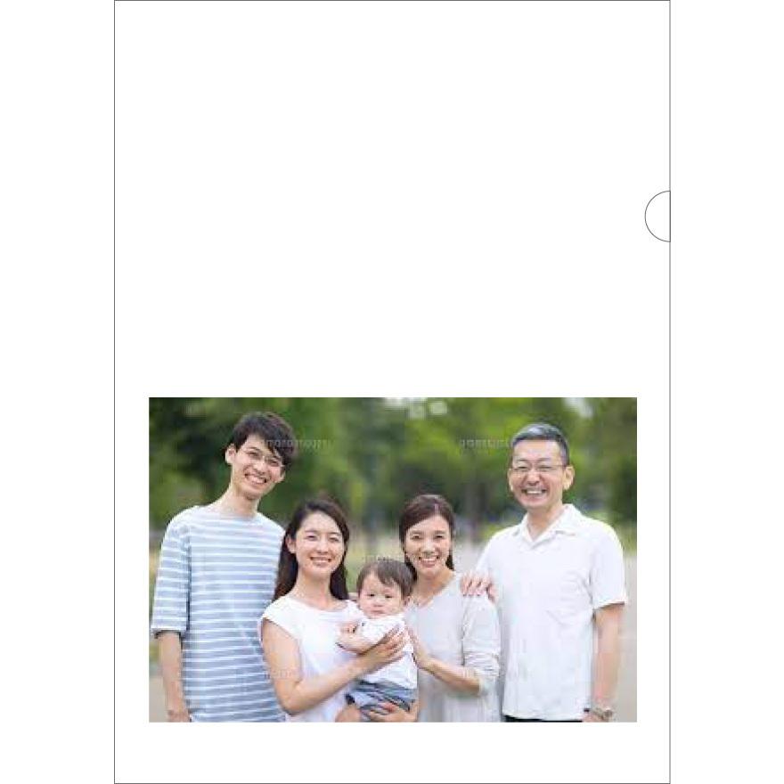 クリアファイル イベント 記念 家族 イラスト 写真 結婚式 オリジナル印刷 40枚 |  | 01