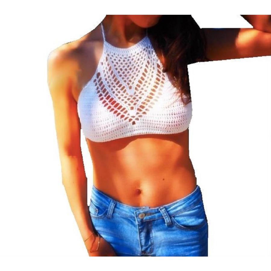 [Seap] 水着 レディース 体型カバー ニット バンドゥ ビキニ チューブトップ |  | 02