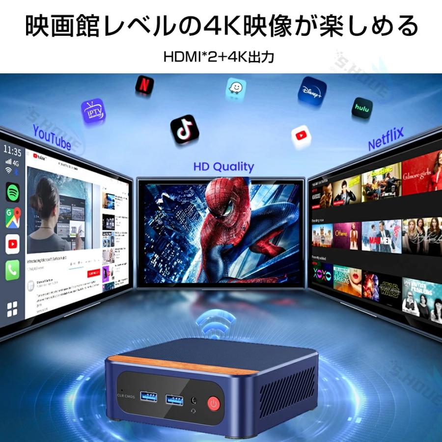 【新品】ミニPC intel N150 8GB 256GB 新品】ミニPC intel N150 8GB 256GB nipogi NiPoGi ミニpc インテル