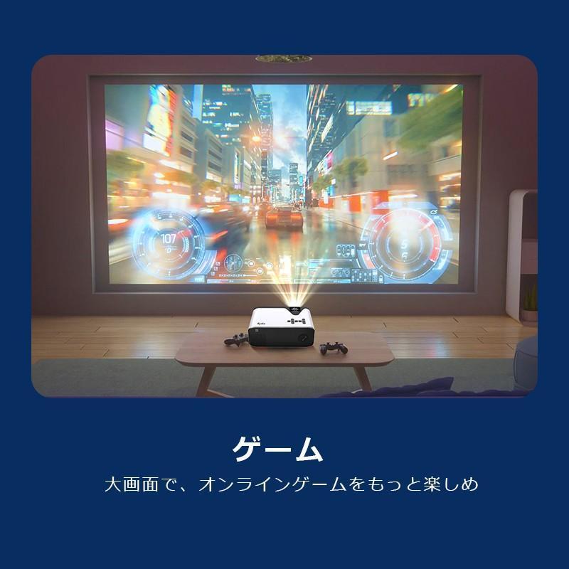 本日終了⭐高画質小型プロジェクター1080PフルHD 4500ルーメン豪華セット プロジェクター 小型 家庭用 4500ルーメン スマホ 1080PフルHD