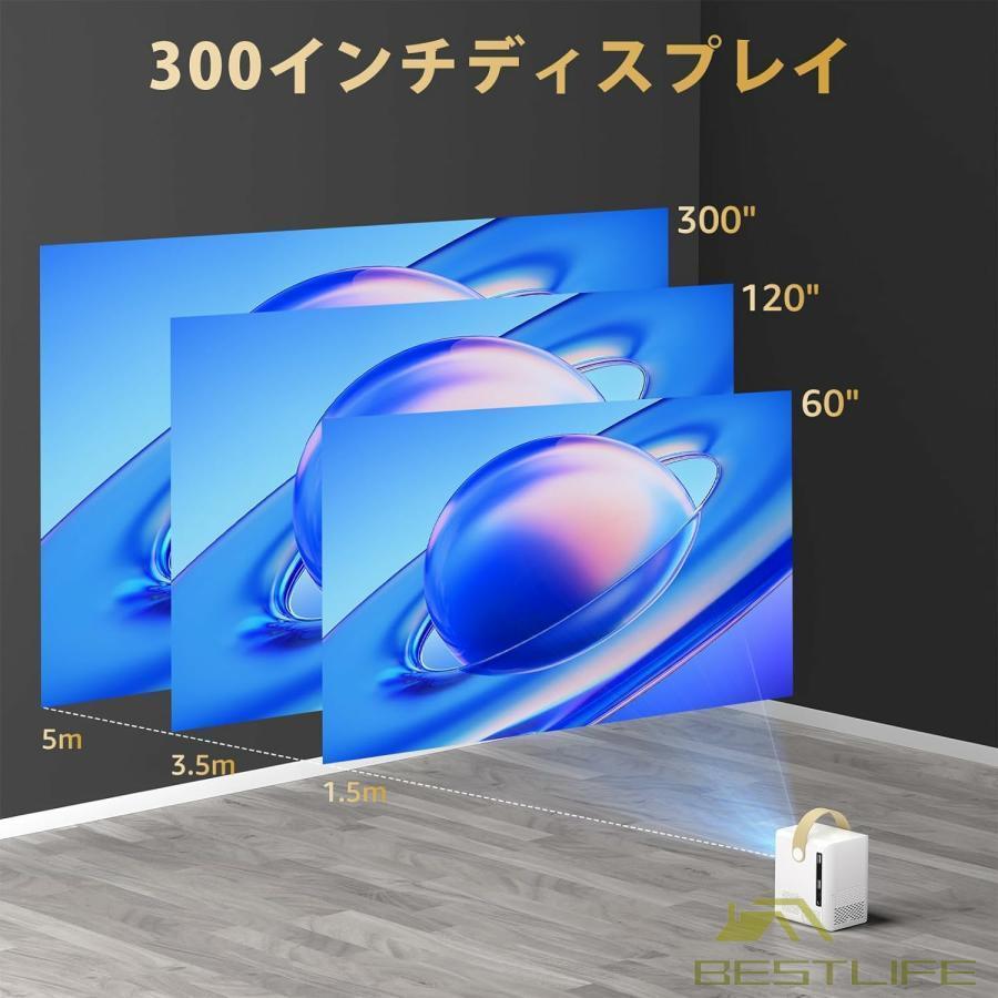 プロジェクター 小型 高輝度18000LM 4K対応 300インチ大画面 【公式通販】