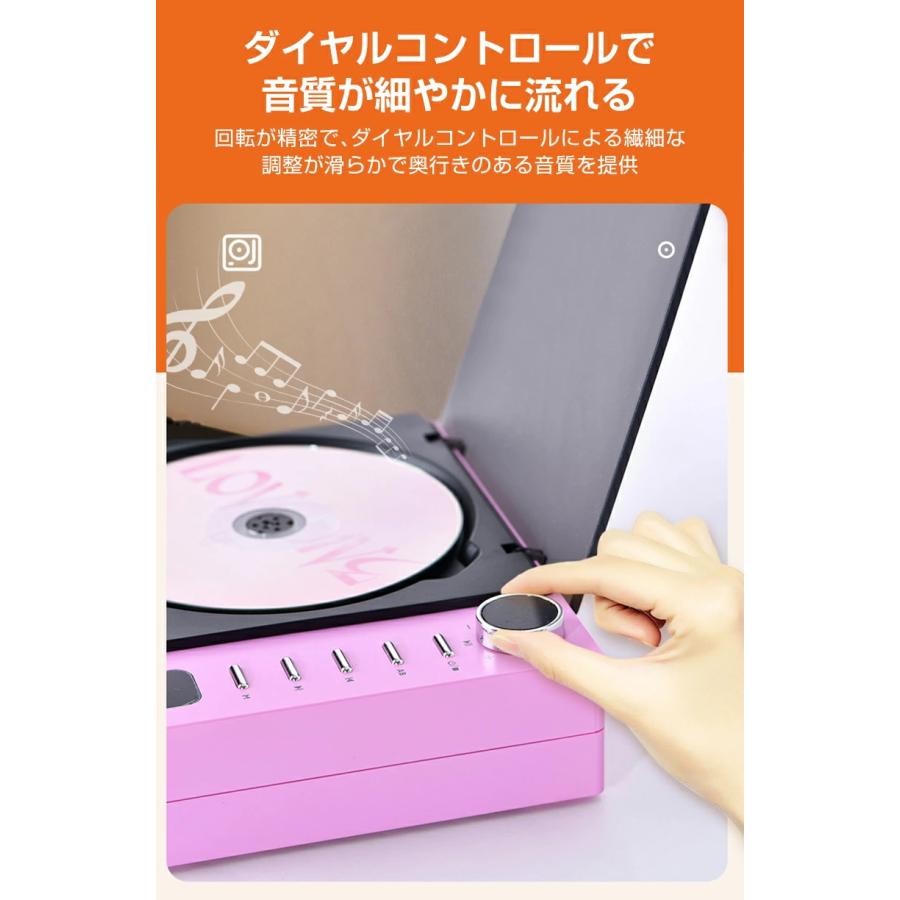 CDプレーヤー コンパクト ポータブル Bluetooth 卓上 CDプレーヤー コンパクト ポータブル Bluetooth 卓上