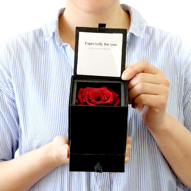 ネックレスケース ジュエリーケース プリザーブドフラワー 選べる 薔薇