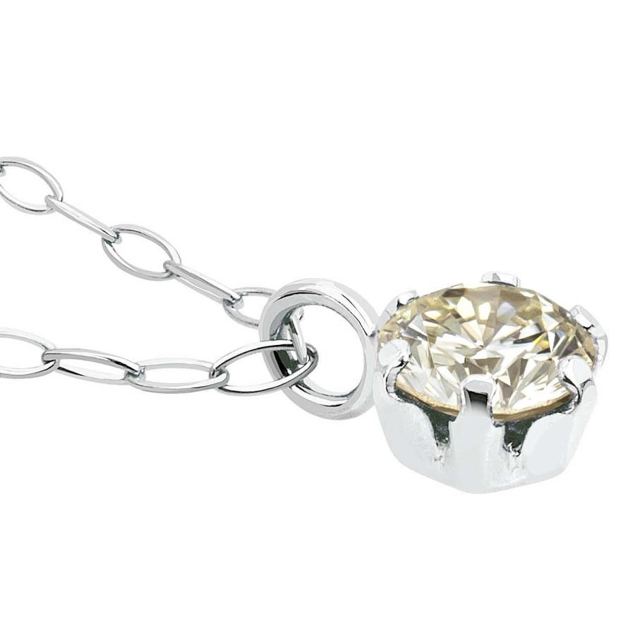 ネックレス レディース 10金 ダイヤモンド 0.1ct 一粒 K10 シャンパンカラー 誕生日 プレゼント ゴールド ギフト ジュエリー シアーズ | Sears | 18