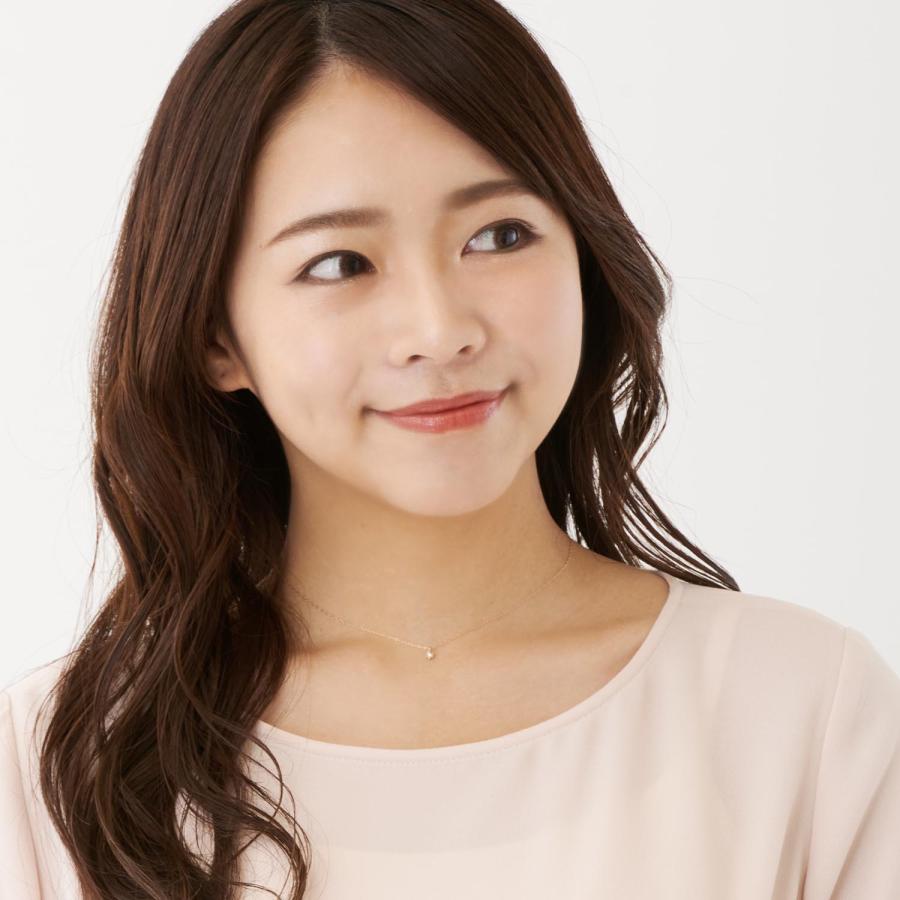 ネックレス レディース 10金 ダイヤモンド 0.1ct 一粒 K10 シャンパンカラー 誕生日 プレゼント ゴールド ギフト ジュエリー シアーズ | Sears | 06