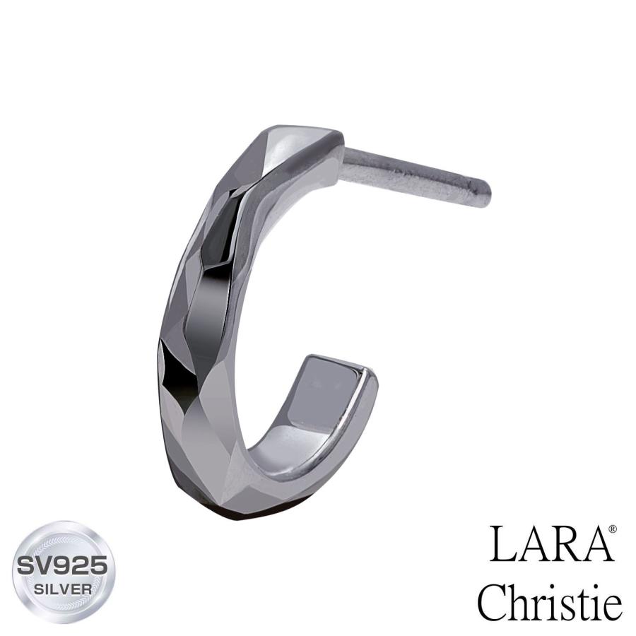 LARA Christie（ララクリスティー） ピアス メンズ ハーフ フープ ユニ