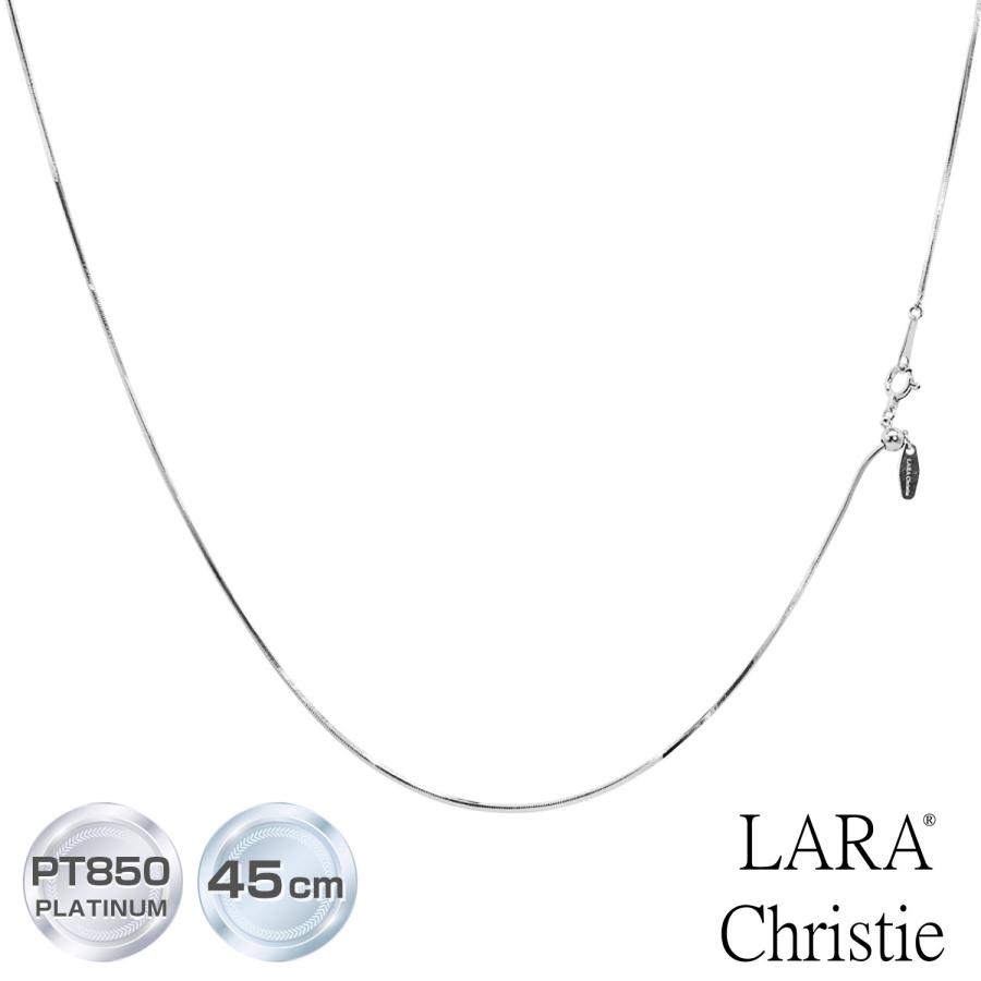 LARA Christie（ララクリスティー） ネックレス チェーン プラチナ