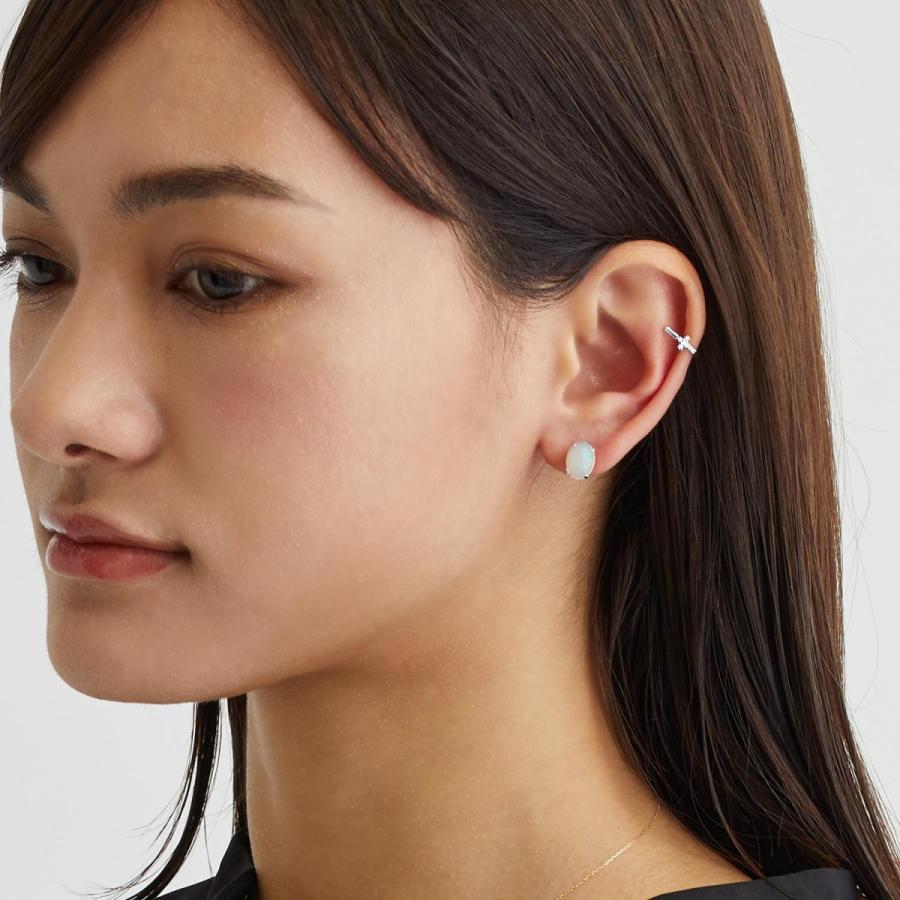 LARA Christie ピアス 18金 レディース 天然オパール 10月 計2.0