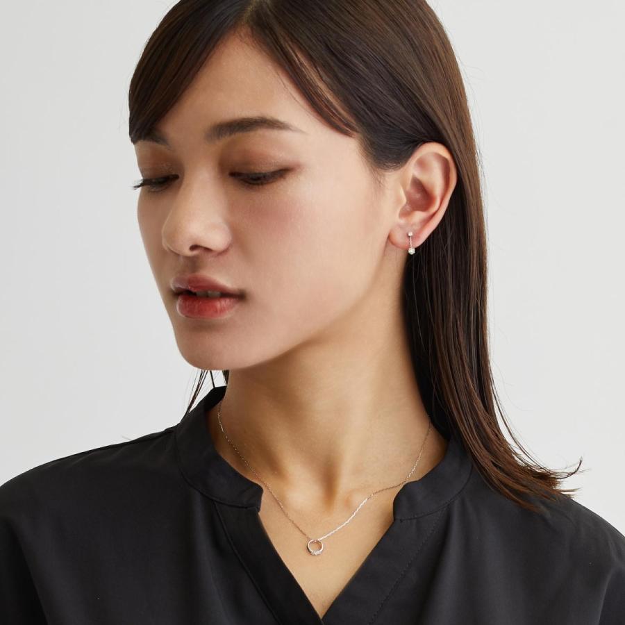 LARA Christie ピアス 18金 レディース 揺れる ダイヤモンド 計0.5ct 4  