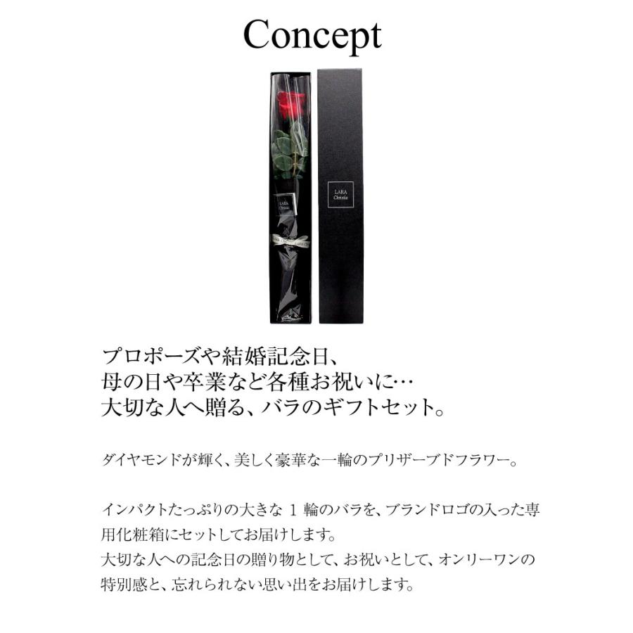 薔薇 一輪 プリザーブドフラワー ロイヤルローズ lf52-0001 STYLE