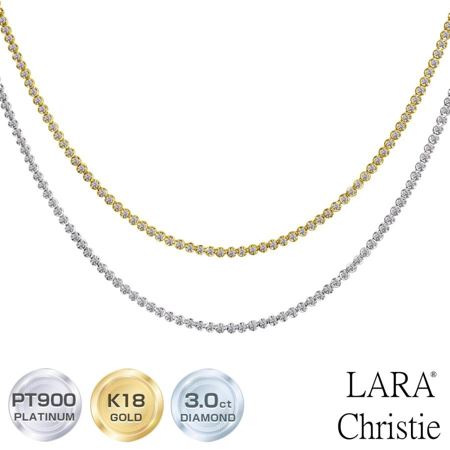 K18YG ブラウンダイヤモンド 0.5ct スマイル ネックレス 43.5cm