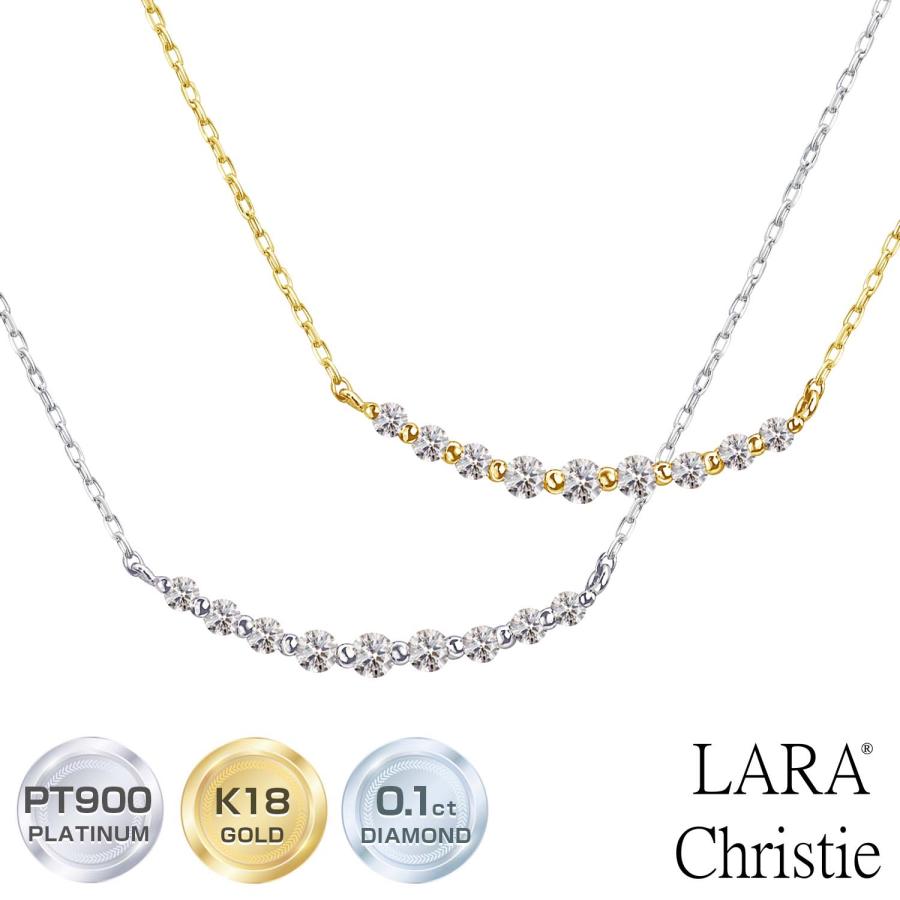 LARA Christie ネックレス レディース 18金 プラチナ LARA Christie ネックレス レディース 18金 プラチナ