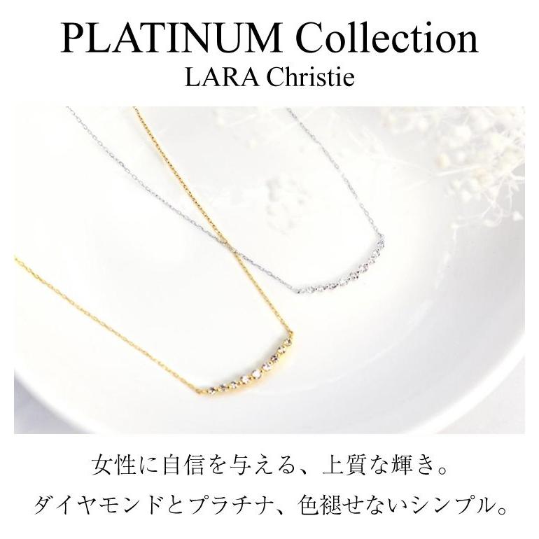 LARA Christie ネックレス レディース 18金 プラチナ LARA Christie ネックレス レディース 18金 プラチナ