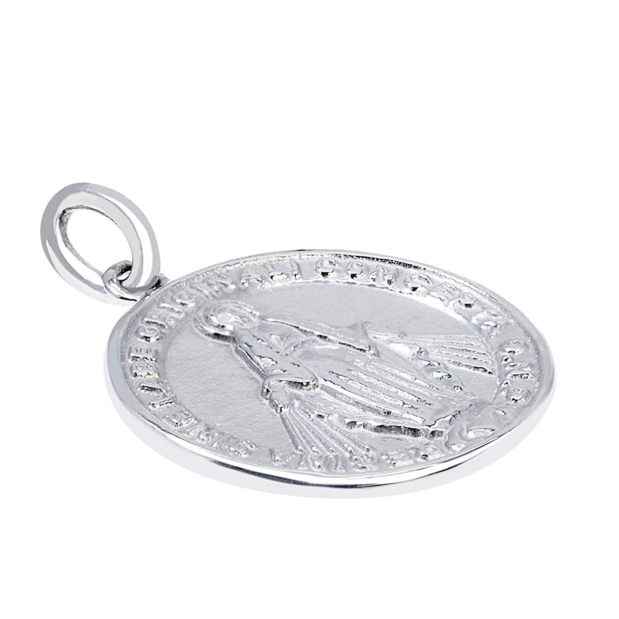 ネックレス レディース メンズ 18金 プラチナ コイン ペンダント マリア モチーフ PT900 K18 18金 ゴールド ララ