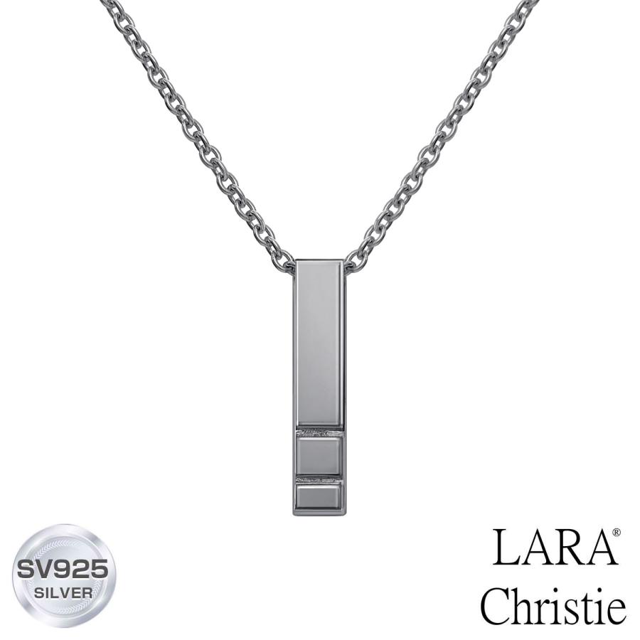 ネックレス ネックレス メンズ バー デザイン シルバー925 ララクリスティー  LSC 誕生日プレゼント | LARA Christie