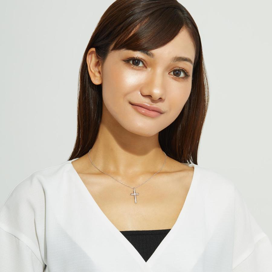 LARA Christie ネックレス レディース クロス シルバー シルバー