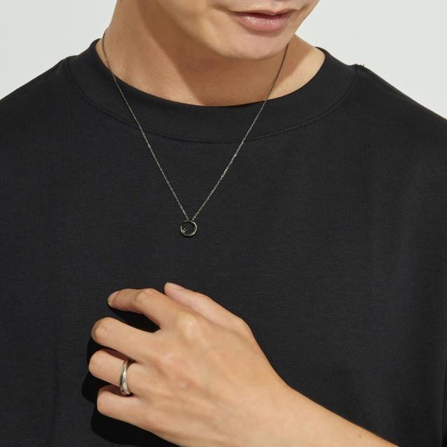 LARA Christie ネックレス ペア シルバー ペアネックレス 月