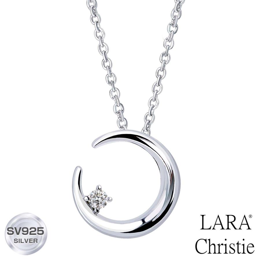LARA Christie ネックレス レディース 月 ムーン シルバー