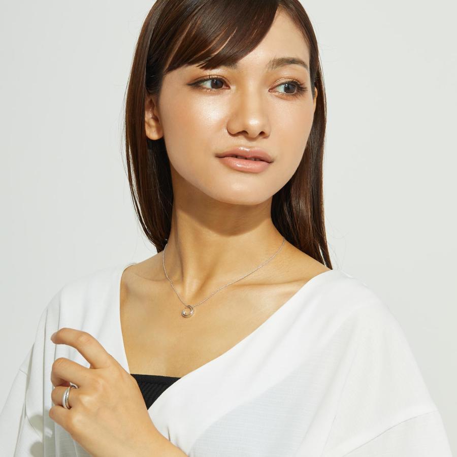 LARA Christie ネックレス レディース 月 ムーン シルバー