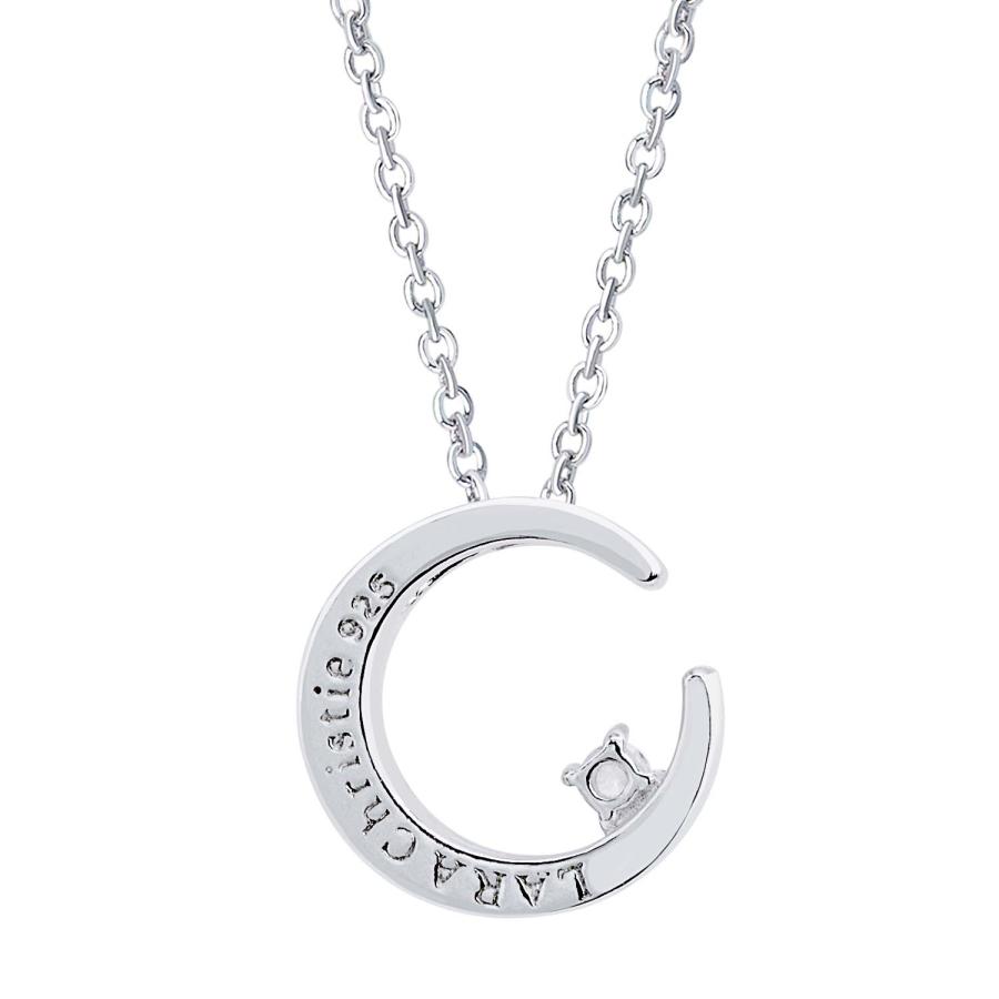 LARA Christie ネックレス レディース 月 ムーン シルバー