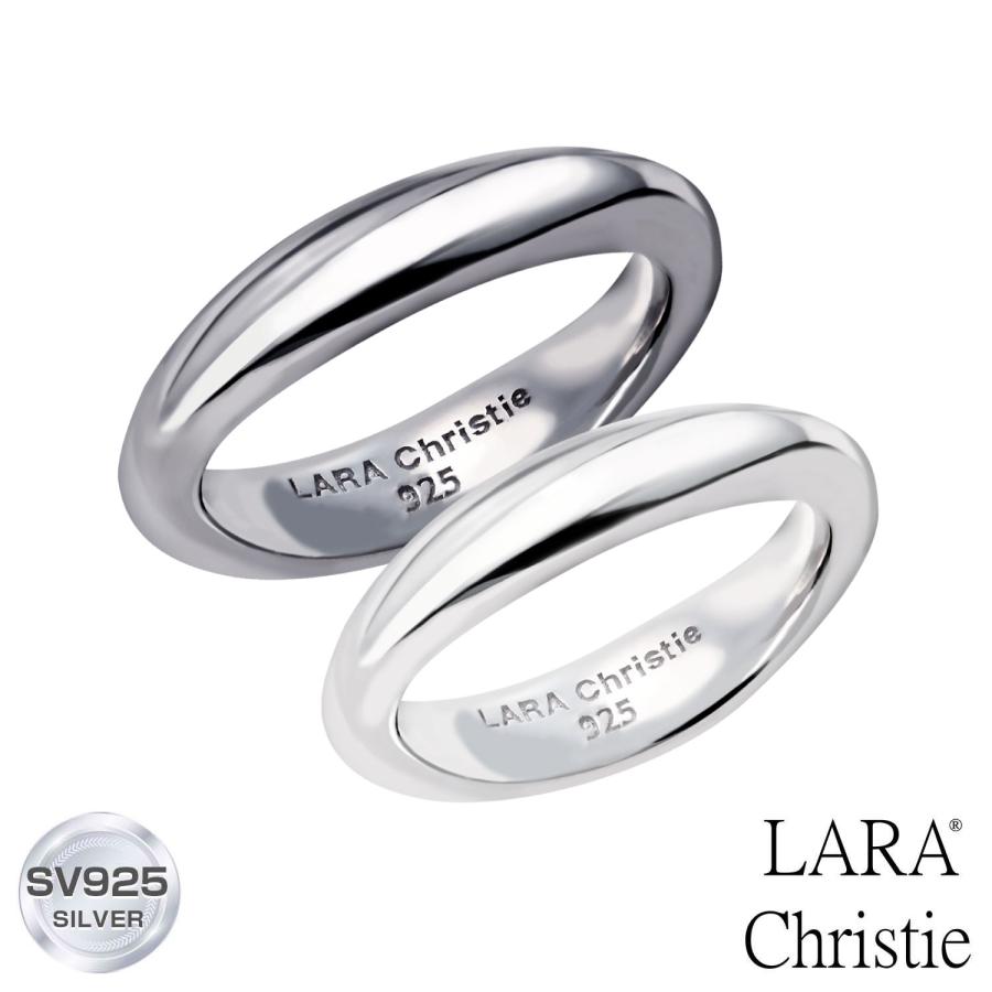 ペアリング カップル ペア 指輪 レディース メンズ シルバー リップル おしゃれ シンプル ブランド LSC ララクリスティー | LARA Christie