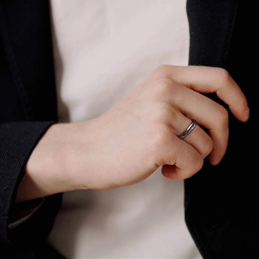ペアリング カップル ペア 指輪 レディース メンズ シルバー リップル おしゃれ シンプル ブランド LSC ララクリスティー | LARA Christie | 03