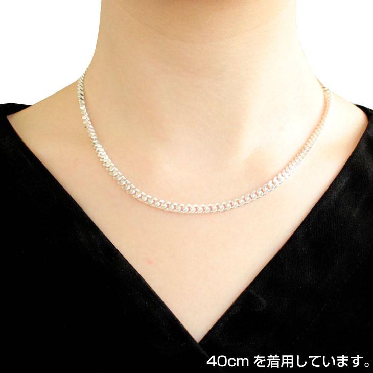 Sears シアーズ シルバーチェーン 喜平 キヘイ 4面カット 幅 4mm