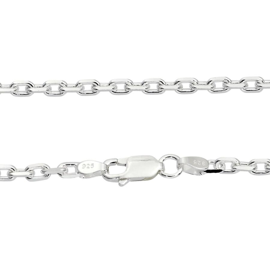 Sears（シアーズ） シルバーチェーン あずき アズキ 4面カット 幅3.2mm