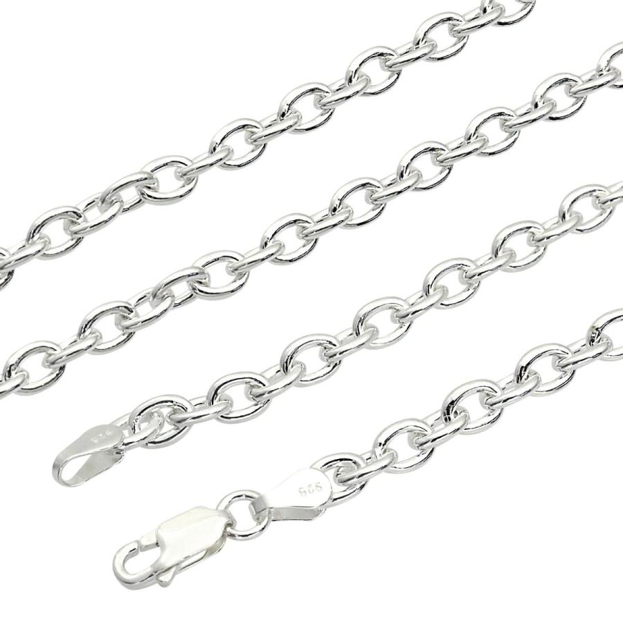 Sears（シアーズ） シルバーチェーン あずき アズキ 幅4.5mm 長さ 40