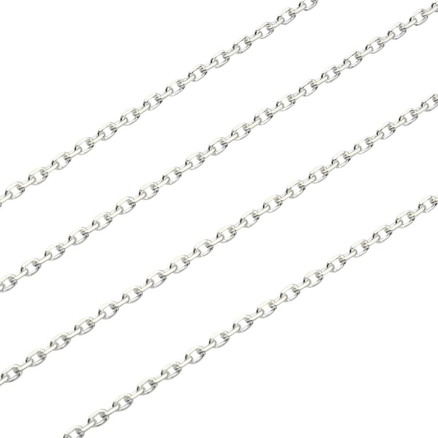 Sears（シアーズ） シルバーチェーン あずき アズキ 4面カット 幅1.6mm