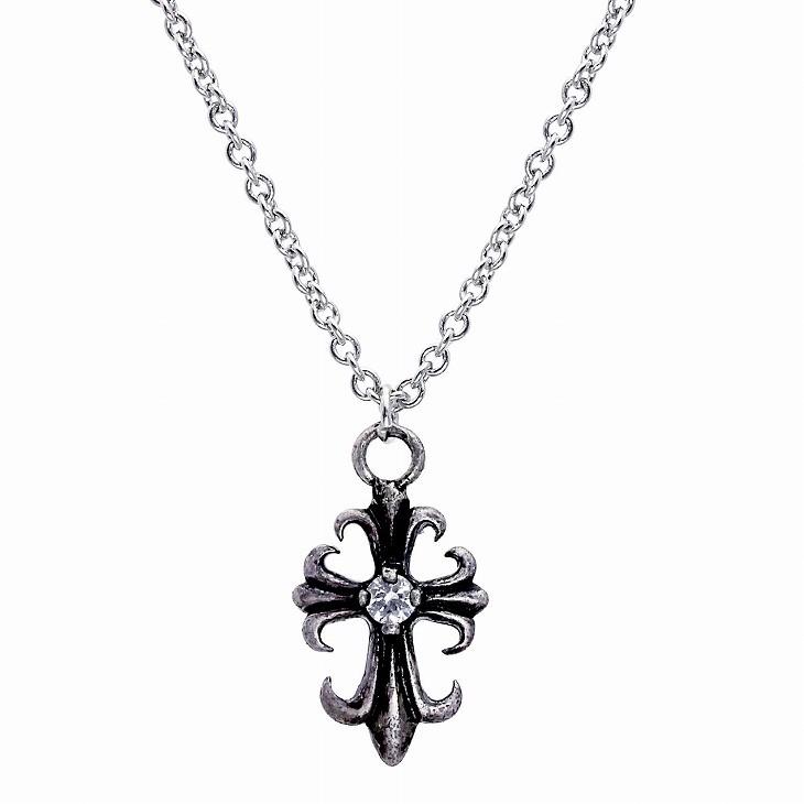 ロイヤルオーダー　クロスネックレス　18K ジルコニア ROYAL ORDER/ロイヤルオーダー】 コンソートクロス ジルコニア
