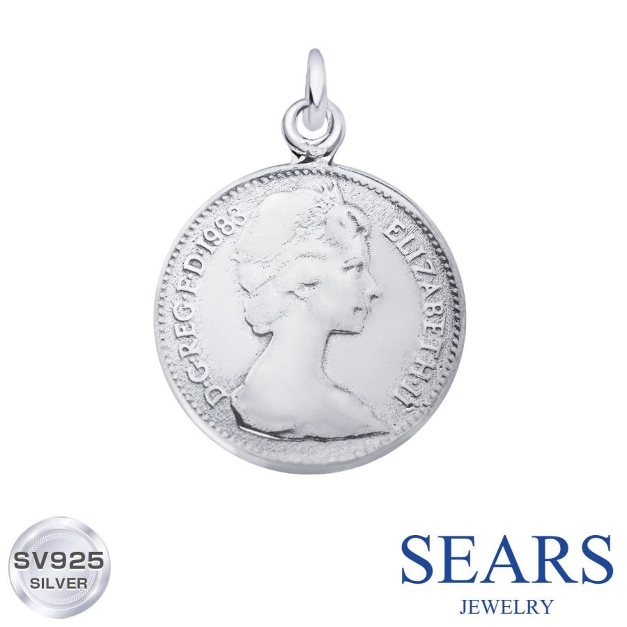 Sears（シアーズ） ペンダントトップ シルバー925 メンズ コイン風