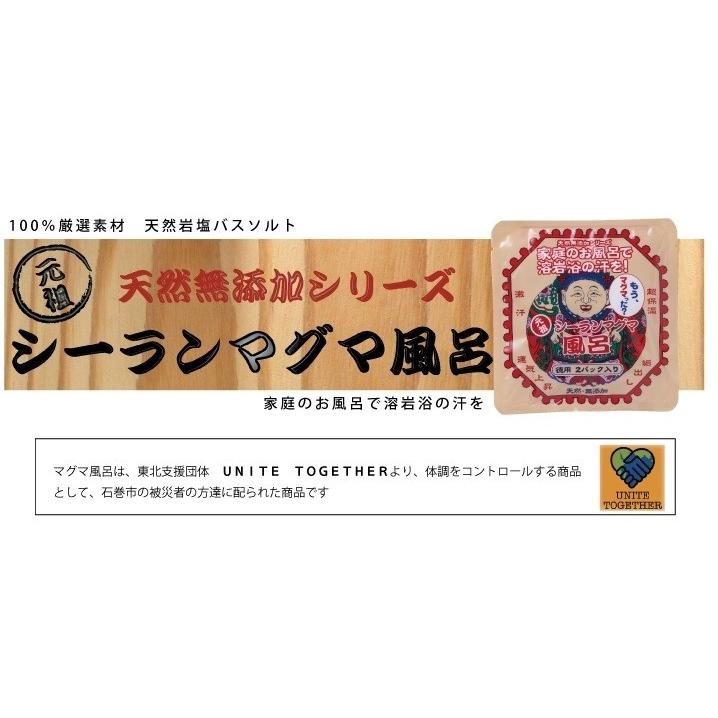 ルビー 元祖シーランマグマ風呂25g×10 マグマ塩のお風呂バージョン