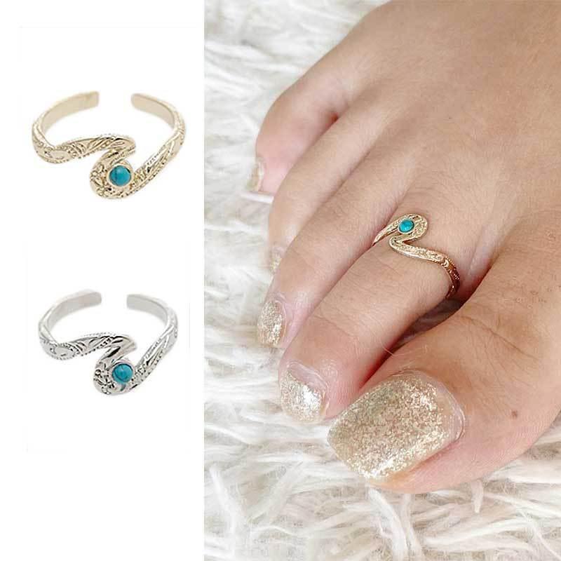 ターコイズウェーブトゥーリング ハワイアンジュエリーデザインリング ターコイズストーン波のデザイン レディース足の指リング 01to R Seashells Zakka 通販 Yahoo ショッピング