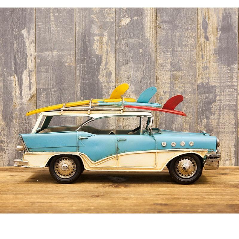 ブリキのサーフボードカー レトロヴィンテージカーオブジェ ハワイアン雑貨 西海岸風インテリア 0910e 1429 Seashells Zakka 通販 Yahoo ショッピング
