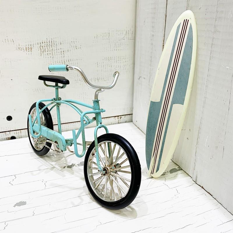 ビーチバイク サーフボード付き 波乗り自転車 ブリキちゃり おしゃれなハワイアン雑貨 カリフォルニアスタイル サーファー Seashells Zakka 通販 Yahoo ショッピング