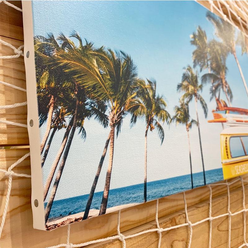 フォトキャンバスアート 海の写真 ワーゲンバス おしゃれなポスター 壁掛け ハワイアン カリフォルニアスタイルインテリア サーフィン ヤシの木 M8 Vwye Seashells Zakka 通販 Yahoo ショッピング