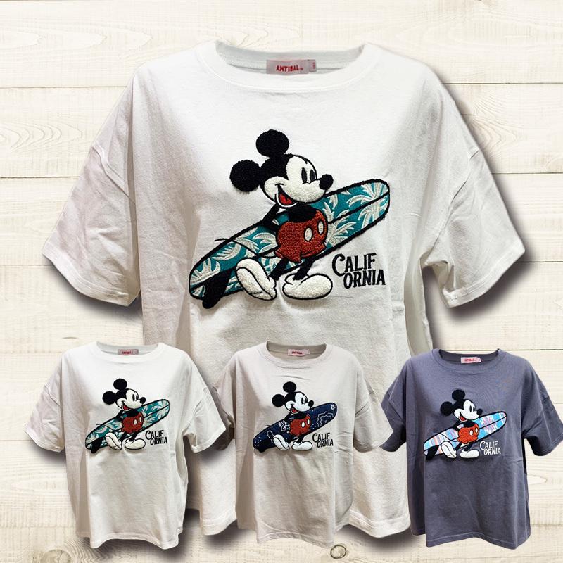 レディースサーフィンミッキーtシャツ サーフボード刺繍カットソー ディズニーキャラクター半袖tシャツ ゆったりシルエット Sgbm005 Seashells Zakka 通販 Yahoo ショッピング