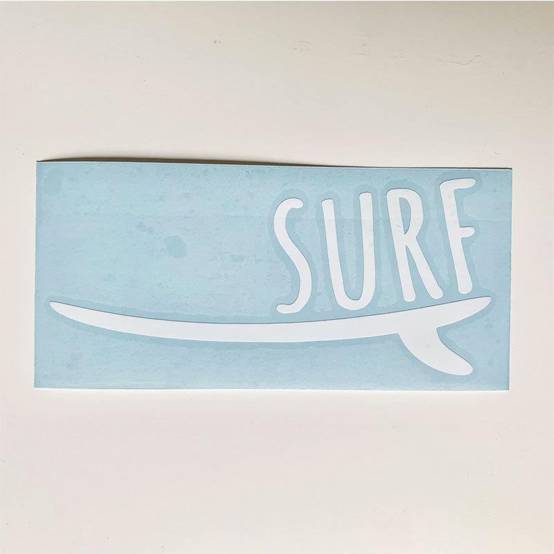 ハワイアンステッカー サーフ文字 サーフボード 車用 白いシール 抜き型ステッカー 防水 Stk Sf Seashells Zakka 通販 Yahoo ショッピング