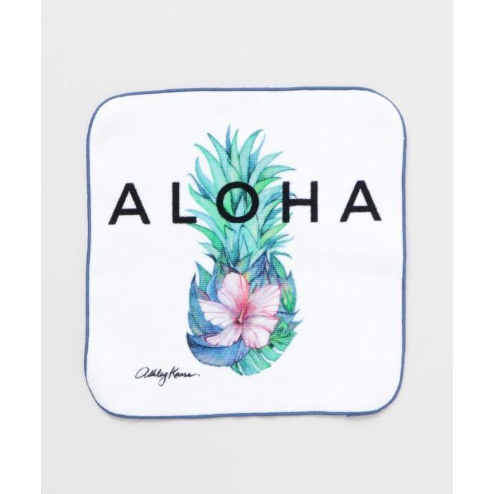 ハワイのアーティストデザインハンドタオル Ashley Kaaseのデザインタオル はんかちタオル かわいいイラスト ヤシの木 パイナップル プルメリア Trt 1253 Seashells Zakka 通販 Yahoo ショッピング