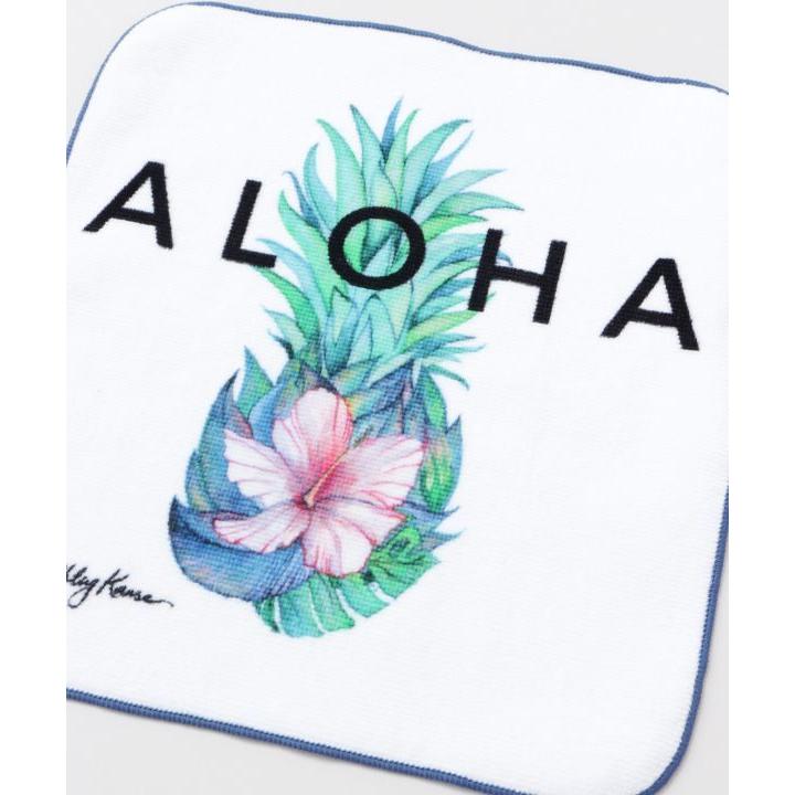 ハワイのアーティストデザインハンドタオル Ashley Kaaseのデザインタオル はんかちタオル かわいいイラスト ヤシの木 パイナップル プルメリア Trt 1253 Seashells Zakka 通販 Yahoo ショッピング