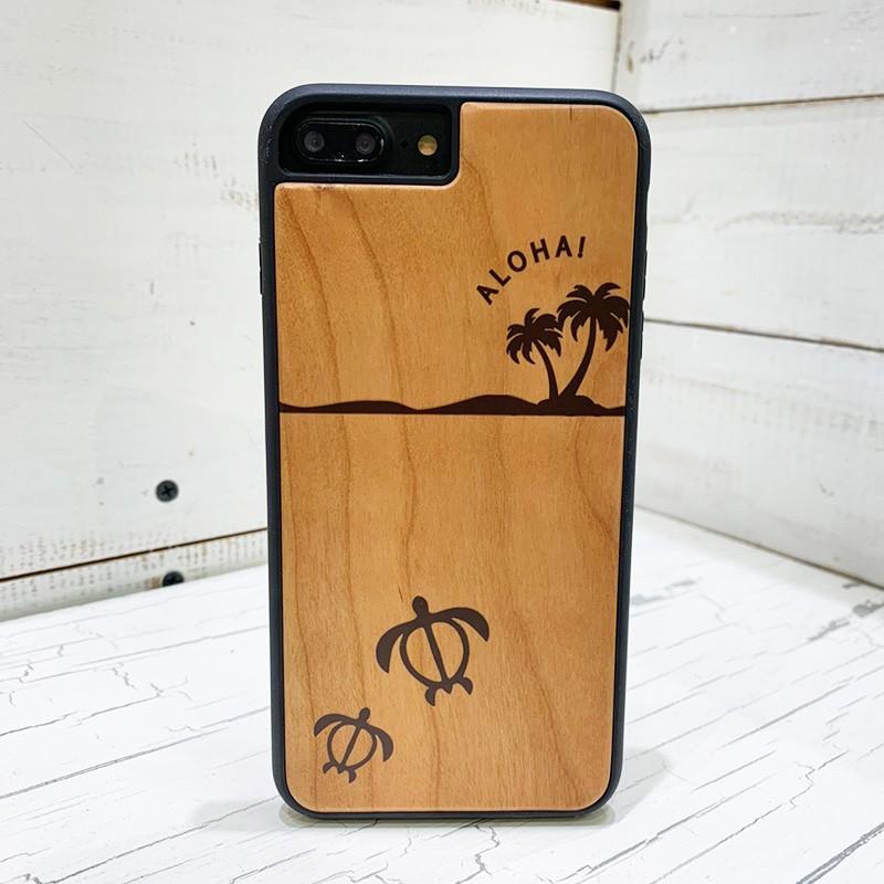 Iphoneウッドケース 衝撃吸収 木製 ハワイアンデザイン ホヌ ウミガメ 海亀 ヤシの木 Wp Aloparm Seashells Zakka 通販 Yahoo ショッピング