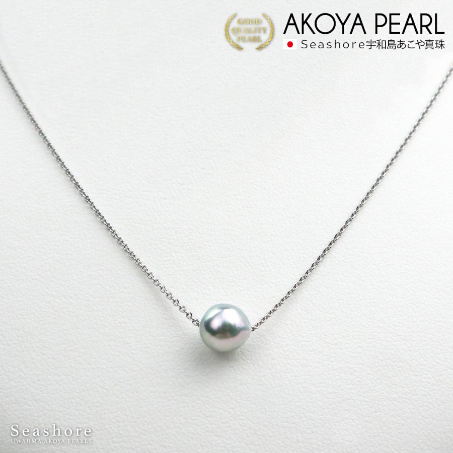 ♢【silver/アコヤ▫ナチュラルステーション ネックレス】(01╴8