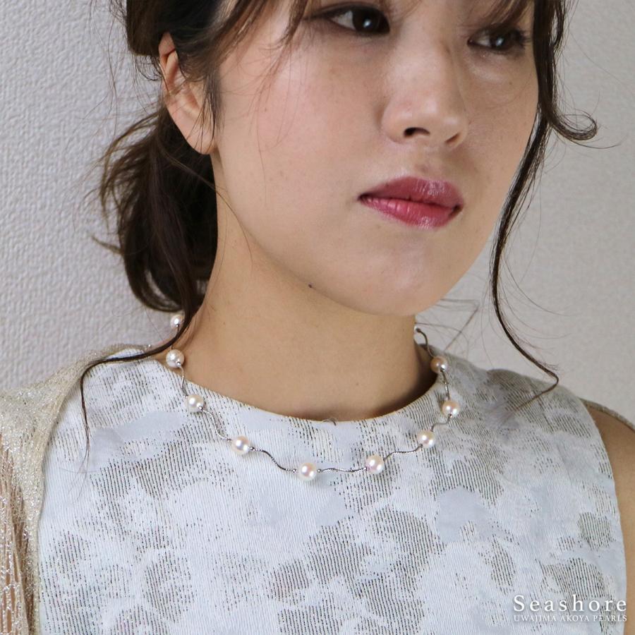限定価格セール あこや真珠 パール ネックレス 12珠 ステーション レディース ホワイト 8 5 9 0mm プリンセスモデル 雅子さまモデル 保管用ケース付 アコヤ 3535 Bonnemawatersport Nl