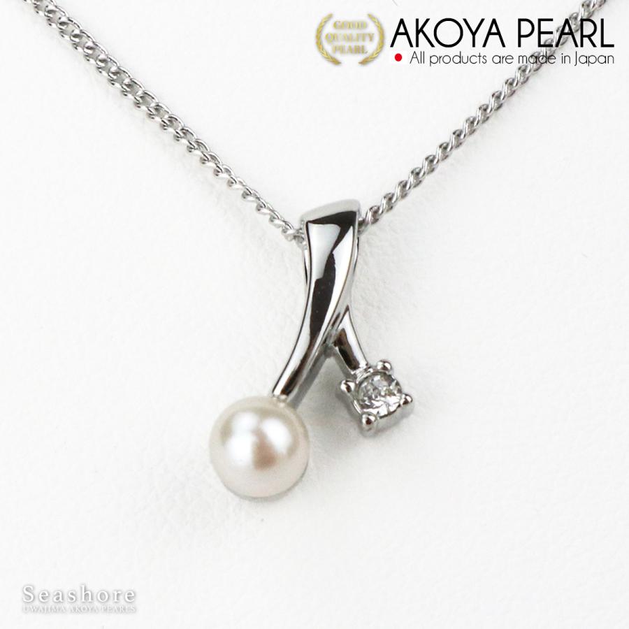 Seashore 宇和島あこや真珠 真珠 一粒 プチパール ネックレス
