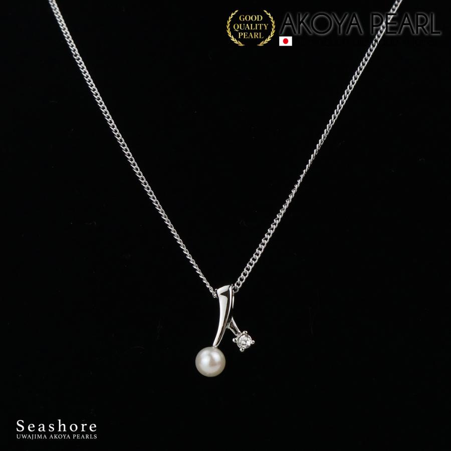 紫*月様 あこや真珠 ネックレス Seashore 宇和島あこや真珠 真珠 一粒 プチパール ネックレス