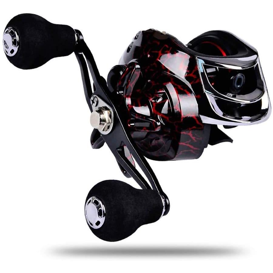 大放出セール リール Wuqian ベイトリール スピニングリール 軽量 ポータビリティー 左 右ハンドル 最大ドラグ力4 5kg 18 1bb ギア比7 2 1 磁気ブレ Www Threeriversofs Com