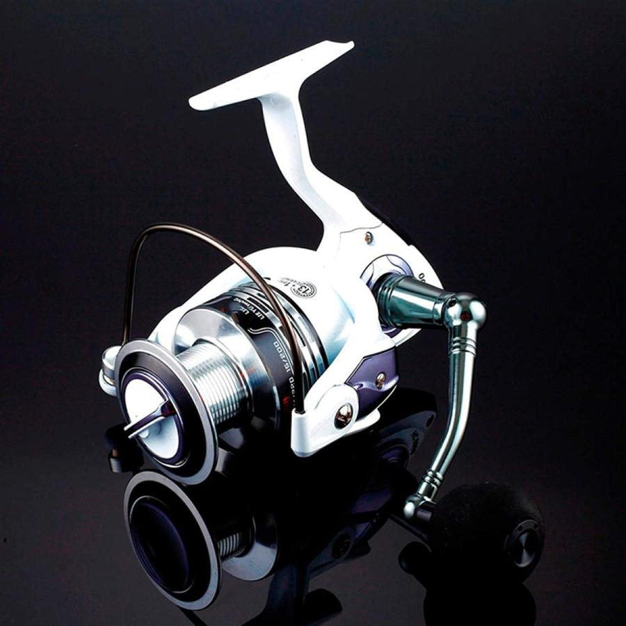 格安店 回転釣りリール 14bb釣りリールcncロッカーアームスピニングリールホワイトカラー鯉釣りフィーダーリール釣り釣りタックル Spool Capa 7sbbagg5cbd3a2ao P1ai