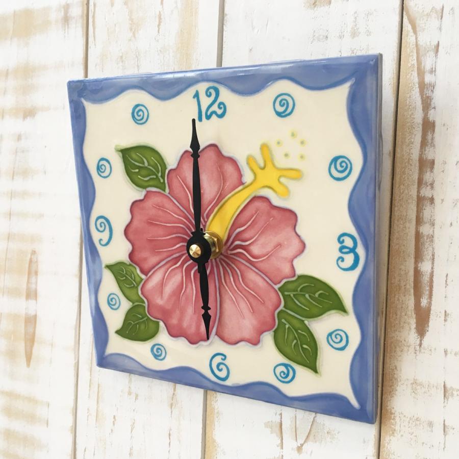 ハワイアン 雑貨 タイル 時計 掛時計 ハイビスカス Banana Patch Studio Bp Tileclock M 019 Sea Sky 通販 Yahoo ショッピング