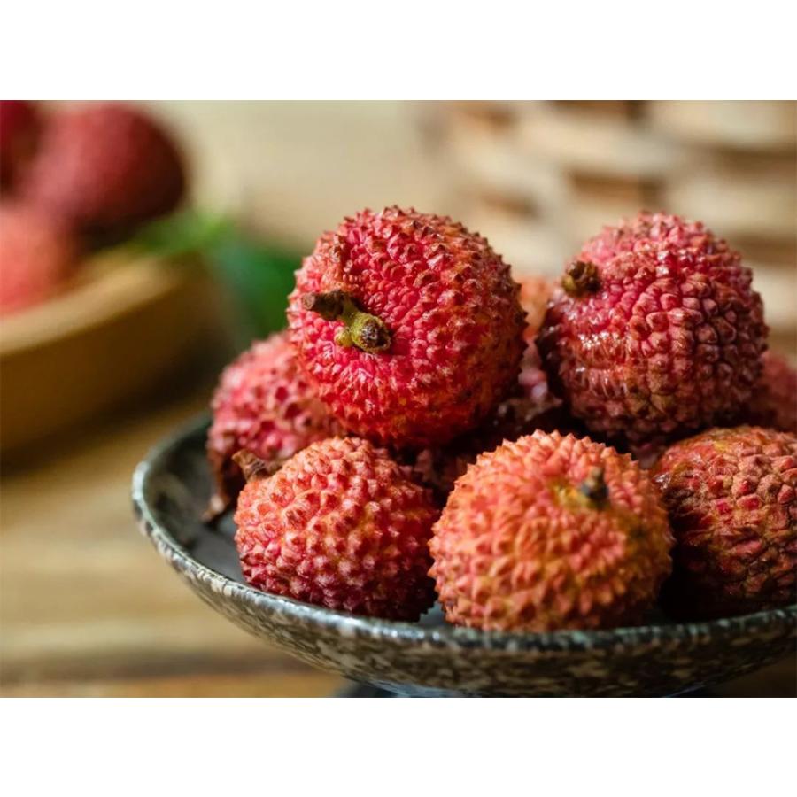 生赤ライチ 仙進奉（せんしんほう）約2kg 箱 糯米滋改良品種｜中国産 種が小さくて蜂蜜のような香りと甘さ｜仙進奉茘枝 お中元 夏ギフト 期間限定 国内検品